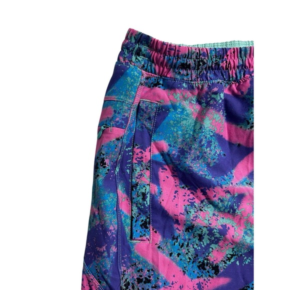 Birddogs Shorts Mens XL Purple Pink Splatter Lined Baysiders Boomstick 7" Inseam - Picture 2 of 15